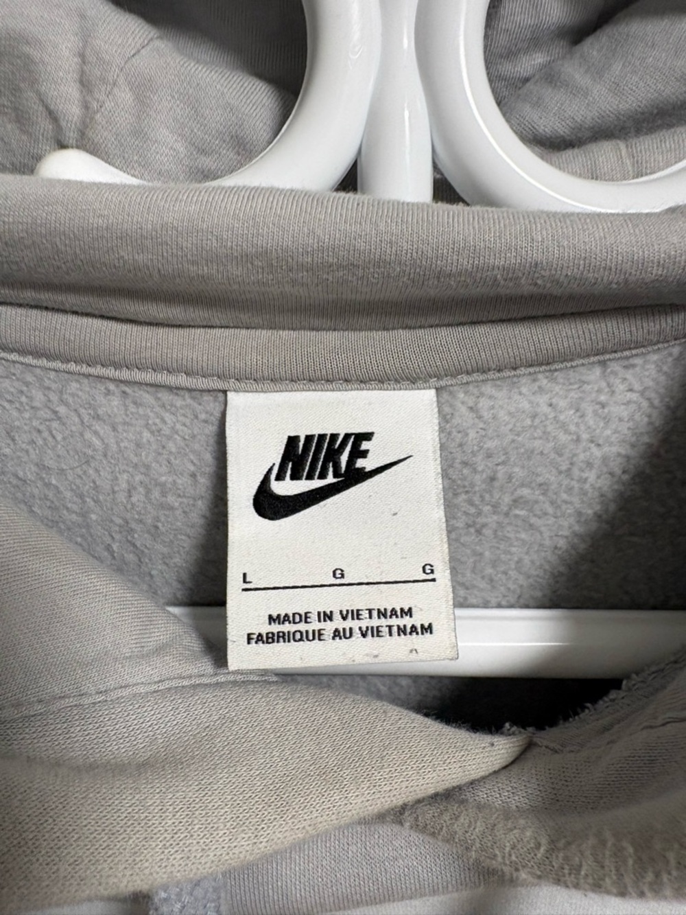 Nike Gray Hoodie with Red Fry-Box Graphic - Picture 4 of 6